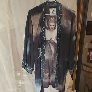 Mystical Moon Goddess Kimono Robe Market Of Stars O/S